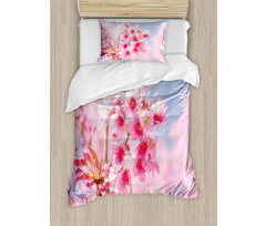 Sakura Blossom Branches Duvet Cover Set