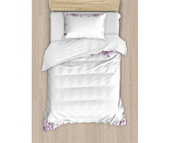 Romantic Lilac Garden Duvet Cover Set