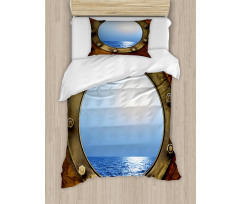 Port Ship Window Theme Duvet Cover Set