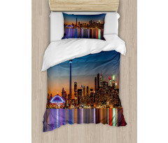 Toronto Urban City Duvet Cover Set