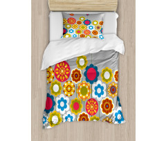 Modern Colorful Summer Duvet Cover Set