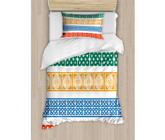 Coloful Greek Tiles Duvet Cover Set