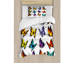 Colorful Wings Spring Duvet Cover Set