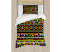 Colorful Borders Duvet Cover Set