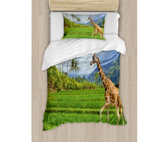 Tropical Wild Animals Duvet Cover Set