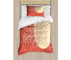 Cherry Sakura Blossoms Duvet Cover Set