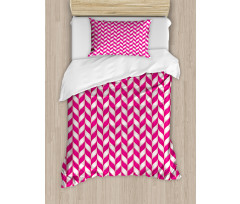 Vibrant Wavy Lines Duvet Cover Set