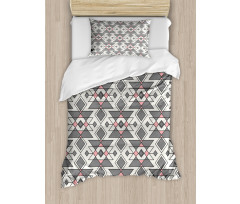 Geometric Aztec Ethnic Duvet Cover Set