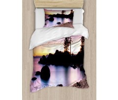 Landscape Lake Tahoe Duvet Cover Set