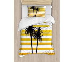 Summer Holiday Graphic Duvet Cover Set