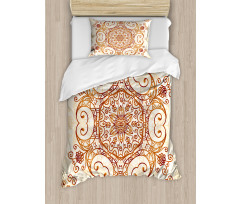 Abstract Damask Motif Duvet Cover Set