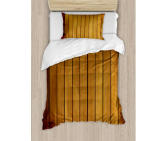 Wooden Plank Aged Timber Duvet Cover Set