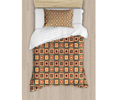 Geometric Rounded Duvet Cover Set