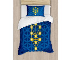 Flower of Life Pattern Duvet Cover Set