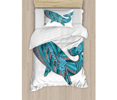 Humpback Whale Sea Duvet Cover Set