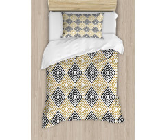 Square Shaped Lines Duvet Cover Set