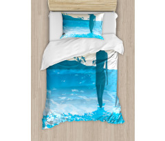 Sea Shore Ocean Summer Duvet Cover Set