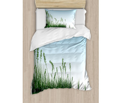 Scenery Lake Bushes Duvet Cover Set