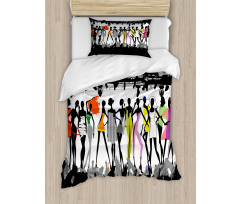 Modern Colorful Fashion Duvet Cover Set