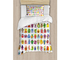 Baby Mosters Cartoon Duvet Cover Set