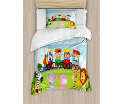 Happy Children Safari Duvet Cover Set