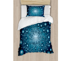 Futuristic Galaxy Energy Duvet Cover Set