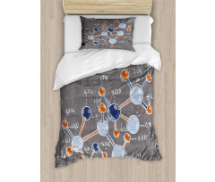 Formula Science Graphic Duvet Cover Set