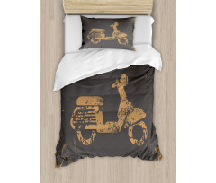 Murky Vintage Sports Duvet Cover Set