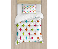 Modern Graphic Mosaic Duvet Cover Set