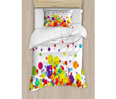 Abstract Circle Rounds Duvet Cover Set