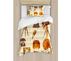 Retro Old Technology Duvet Cover Set