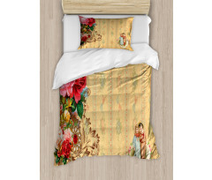 Romantic Country Roses Duvet Cover Set