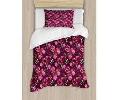 Modern Floral Leaf Nature Duvet Cover Set