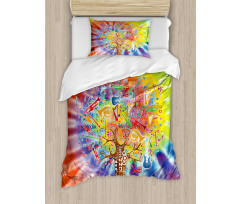 Music Tree Instruments Duvet Cover Set