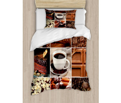 Coffee Chocolate Cocoa Duvet Cover Set