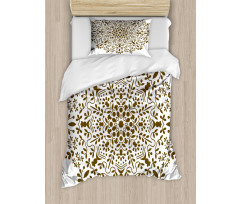 Abstract Vector Floral Duvet Cover Set