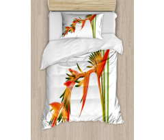 Exotic Flower Branch Duvet Cover Set