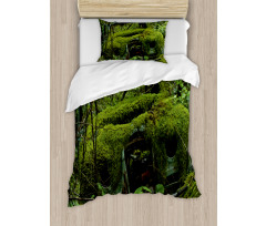 Old Classic Car Forest Duvet Cover Set