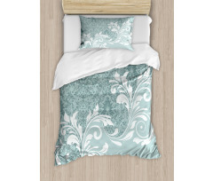 Retro Floral Ivy Swirls Duvet Cover Set