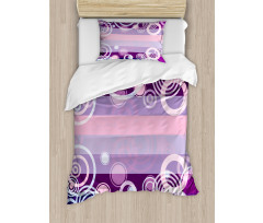 Rounds Bold Borders Duvet Cover Set