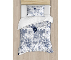 Garden Spring Roses Duvet Cover Set