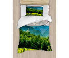 Landscape of Mountains Duvet Cover Set