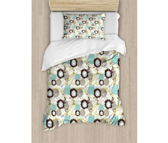 Dandelions Floral Duvet Cover Set