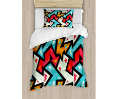 Psychedelic Arrows Duvet Cover Set