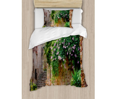 Summer Garden Flowers Duvet Cover Set