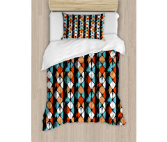 Modern Hexagon Design Duvet Cover Set