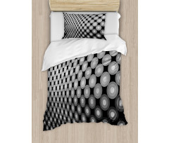 3D Digital Mosaic Dots Duvet Cover Set