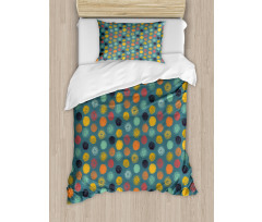 Colorful Abstract Circle Duvet Cover Set