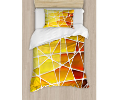 Geometrical Ombre Shapes Duvet Cover Set