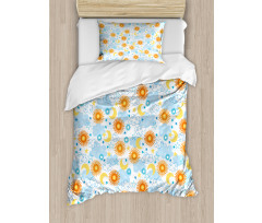 Celestial Elements Tile Duvet Cover Set